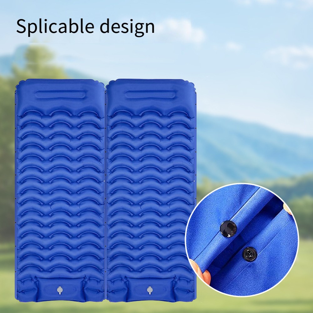 Convenient Portable Sleeping Pad Ideal for Friends and Couples Outdoors - Picture 17 of 30