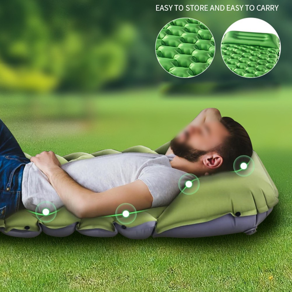 Ultraleichte selbstaufblasende Isomatte für Outdoor-Aktivitäten und Reisen - Bild 19 von 38