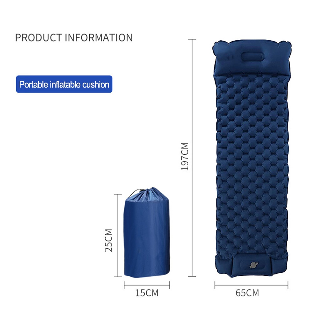 Ultraleichte selbstaufblasende Isomatte für Outdoor-Aktivitäten und Reisen - Bild 28 von 38