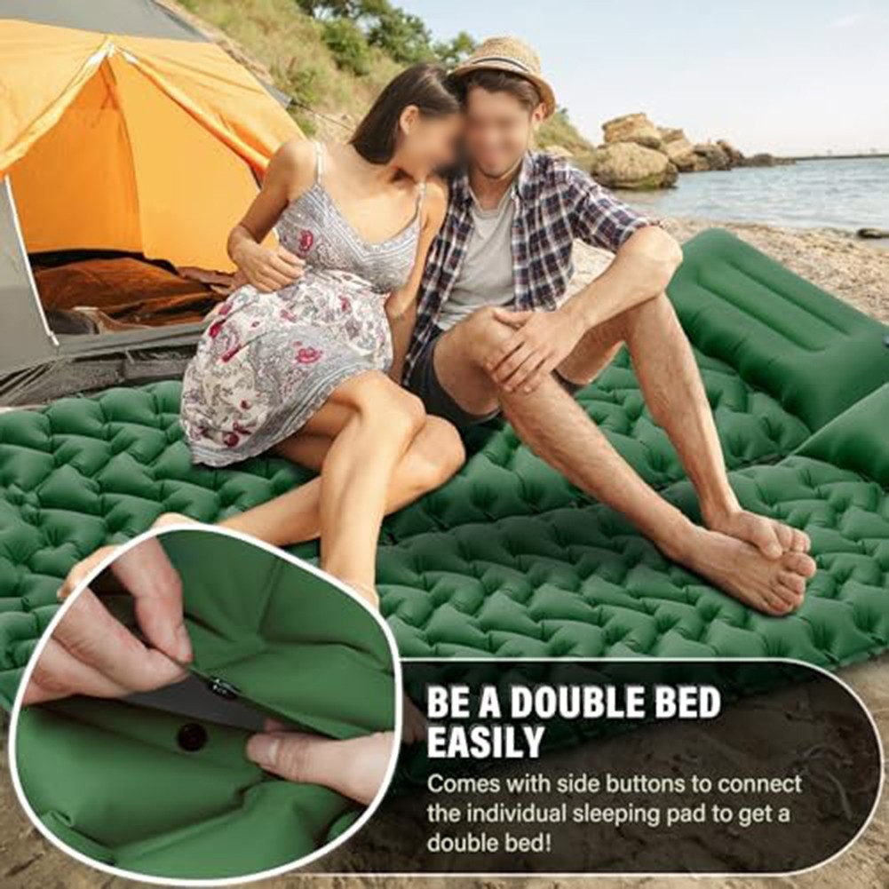 Ultraleichte selbstaufblasende Isomatte für Outdoor-Aktivitäten und Reisen - Bild 20 von 38