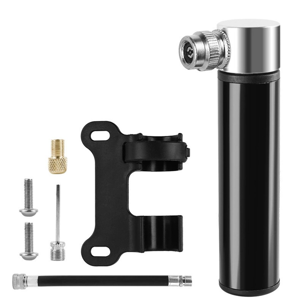 Compact Aluminum Bike Pump for Mountain Bike and Road Bike 120 PSI Easy Install