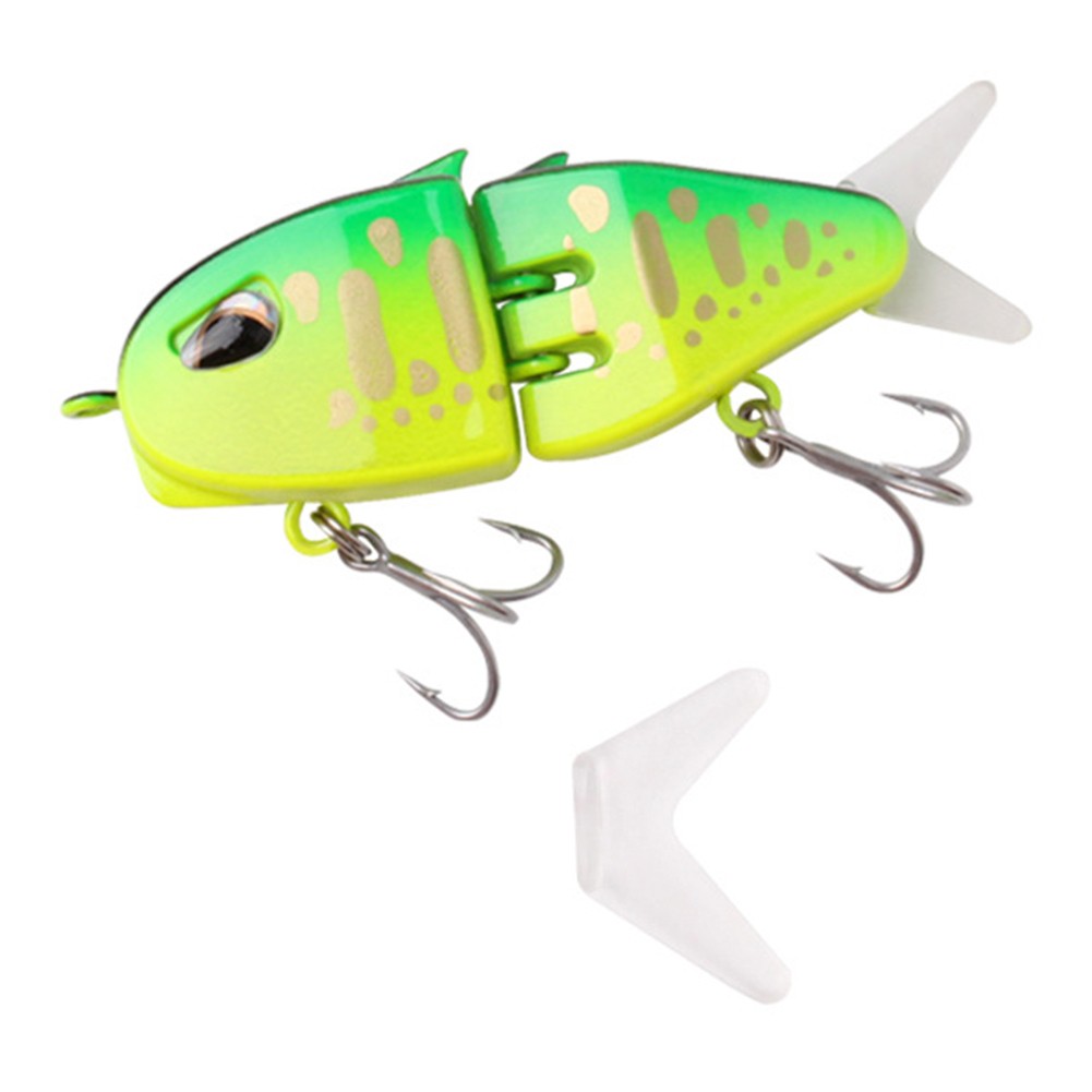 Realistic Swimming Action Fishing Lure with Replaceable Detachable Tail - Picture 48 of 48