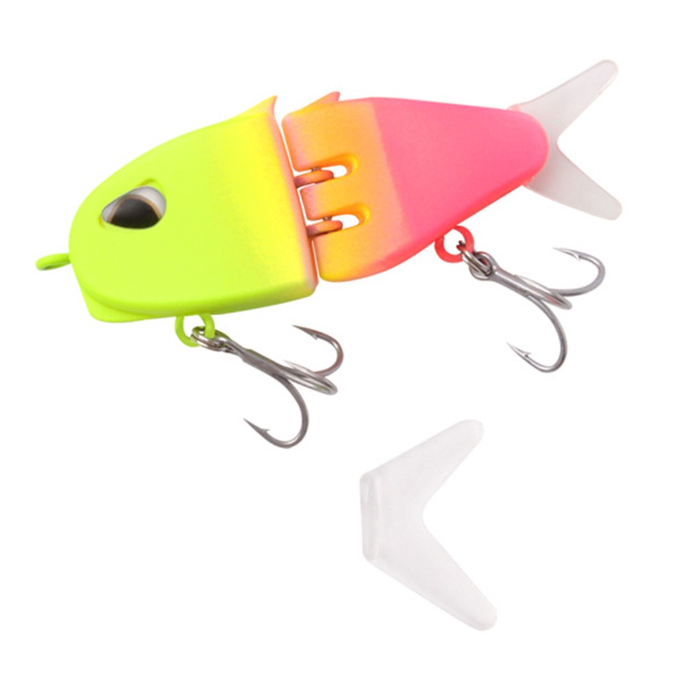 Realistic Swimming Action Fishing Lure with Replaceable Detachable Tail - Picture 25 of 48