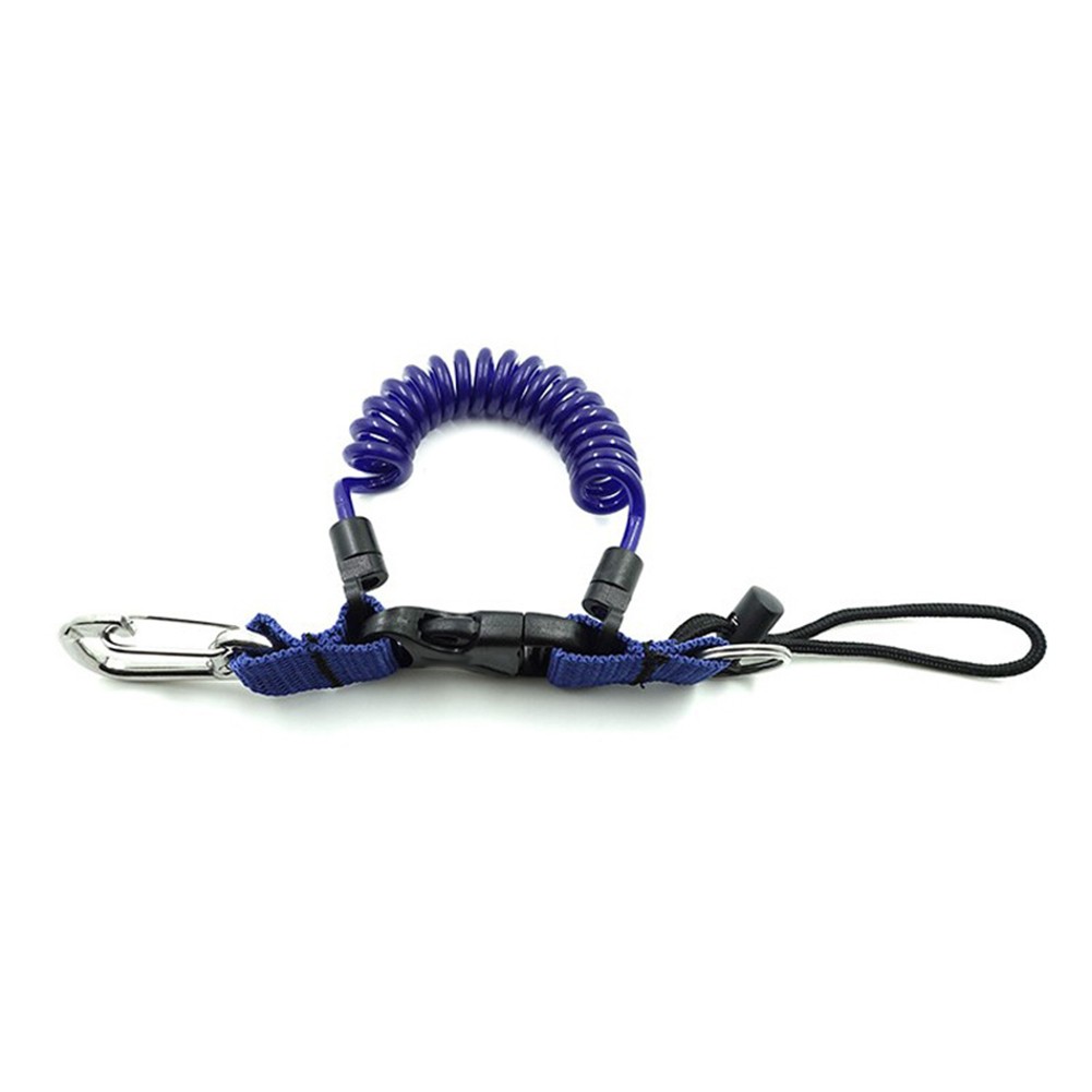 Corde de sécurité pour caméra de plongée avec design élastique officiel et acier ino