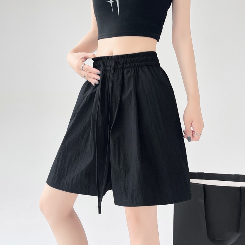 Summer Casual Loose Fit Shorts with Ice Silk Material Perfect for Everyday Wear - Picture 13 of 28