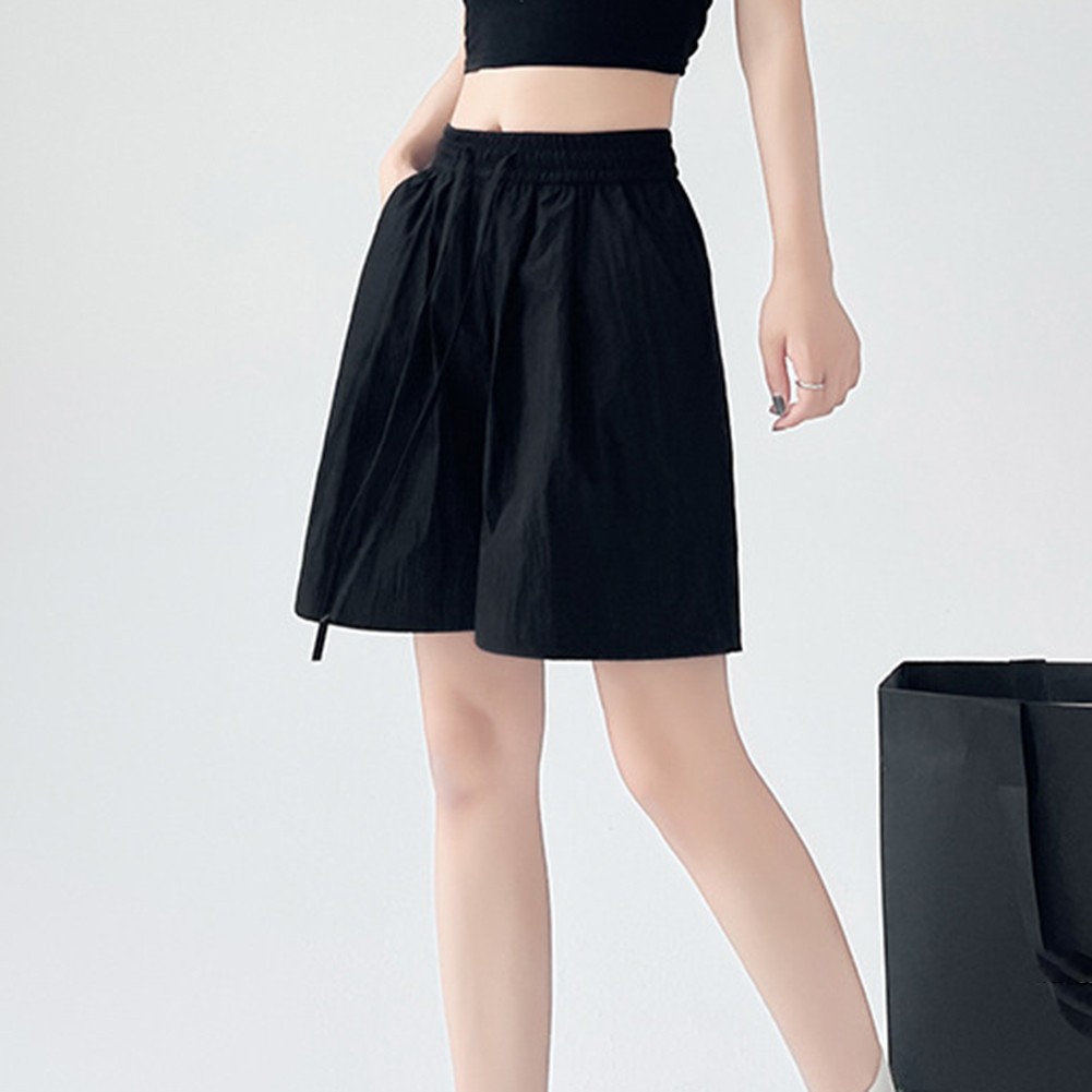 Summer Casual Loose Fit Shorts with Ice Silk Material Perfect for Everyday Wear - Picture 15 of 28
