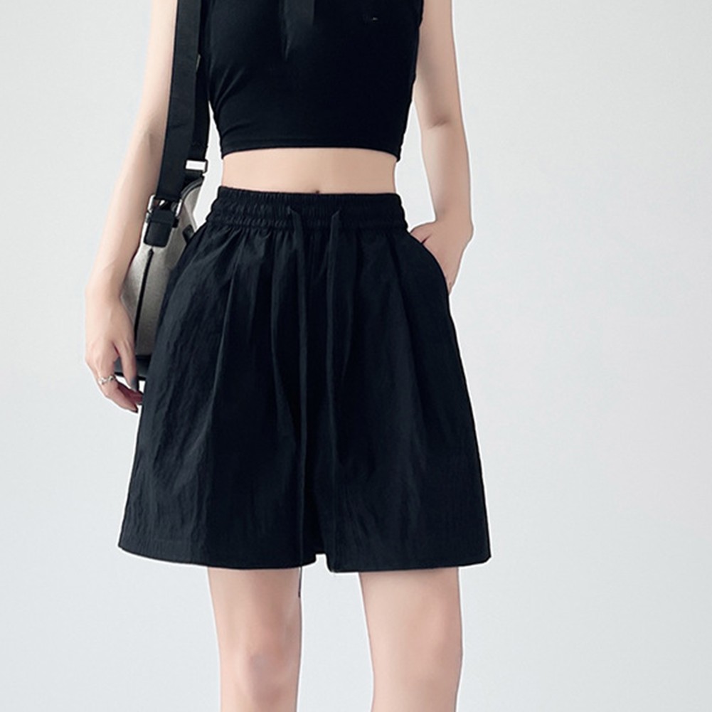 Summer Casual Loose Fit Shorts with Ice Silk Material Perfect for Everyday Wear - Picture 16 of 28