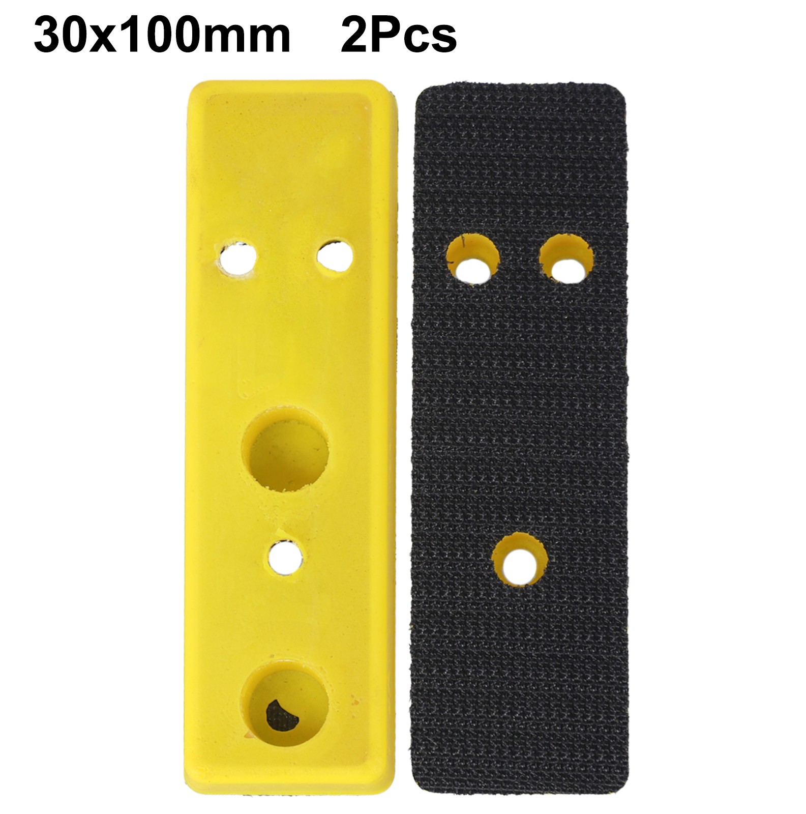 Professional Grade 2PCS Rectangular Sanding Pad for Metal and Non Metal