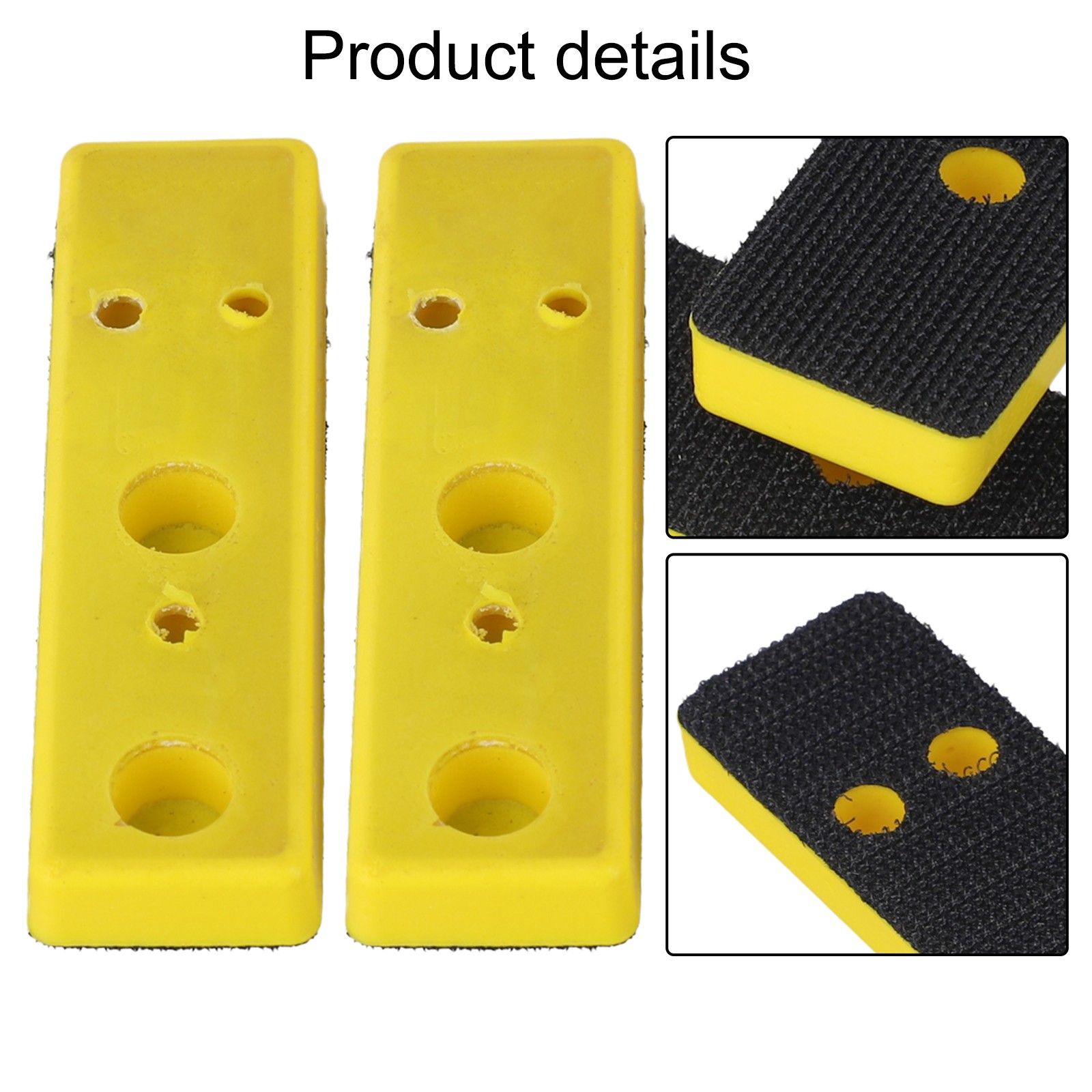 Superior Cleaning and Polishing Results with 2PCS Rectangular Sanding Pad