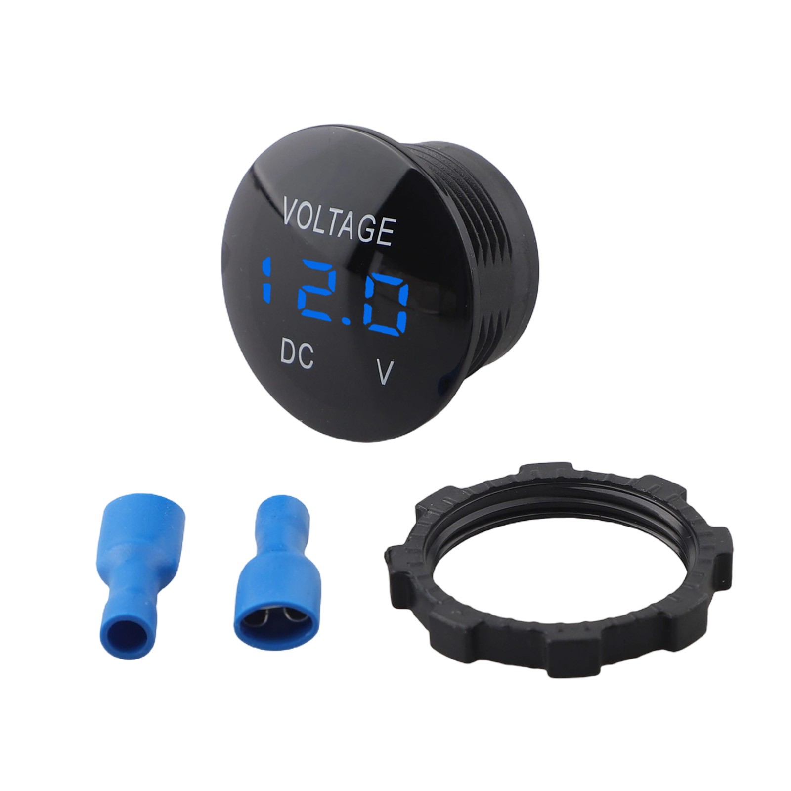 Voltmètre numérique DC DEL pour moto voiture batterie design étanche 12V24V - Imagen 24 de 37