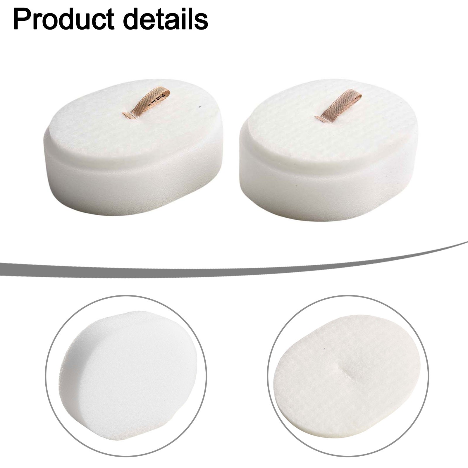 Replacement Cotton Filter Set for Shark Vacuums Models IP1250 and Others - Picture 21 of 31