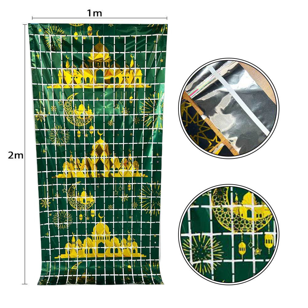 Set di due tende decorative in nappa scintillanti ogni tenda è 1mx2m - Foto 42 di 49
