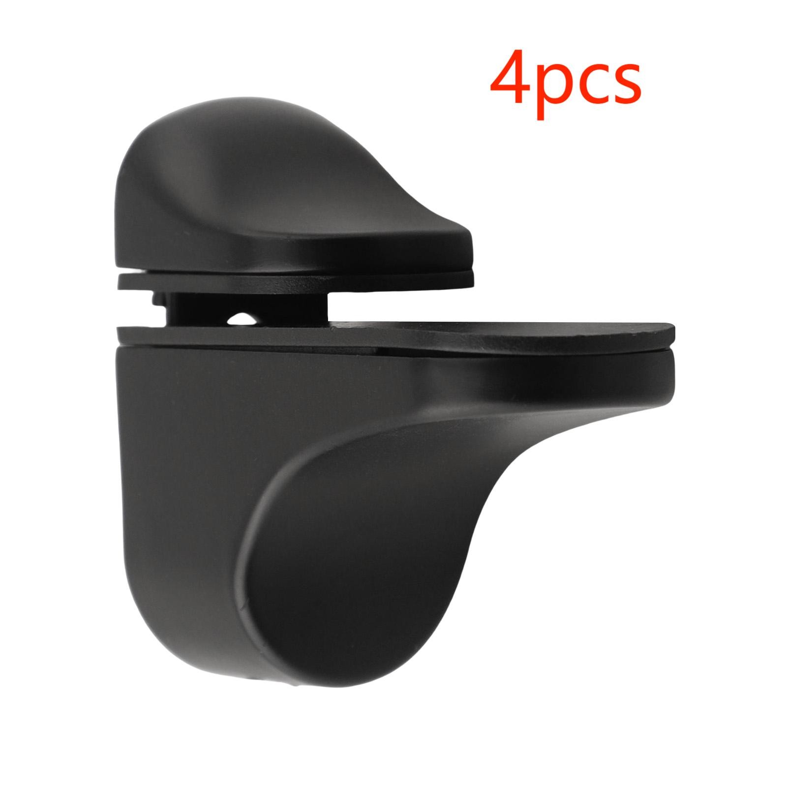 Home Organization with 4PCS Adjustable Wall Mount Glass Shelf Supports