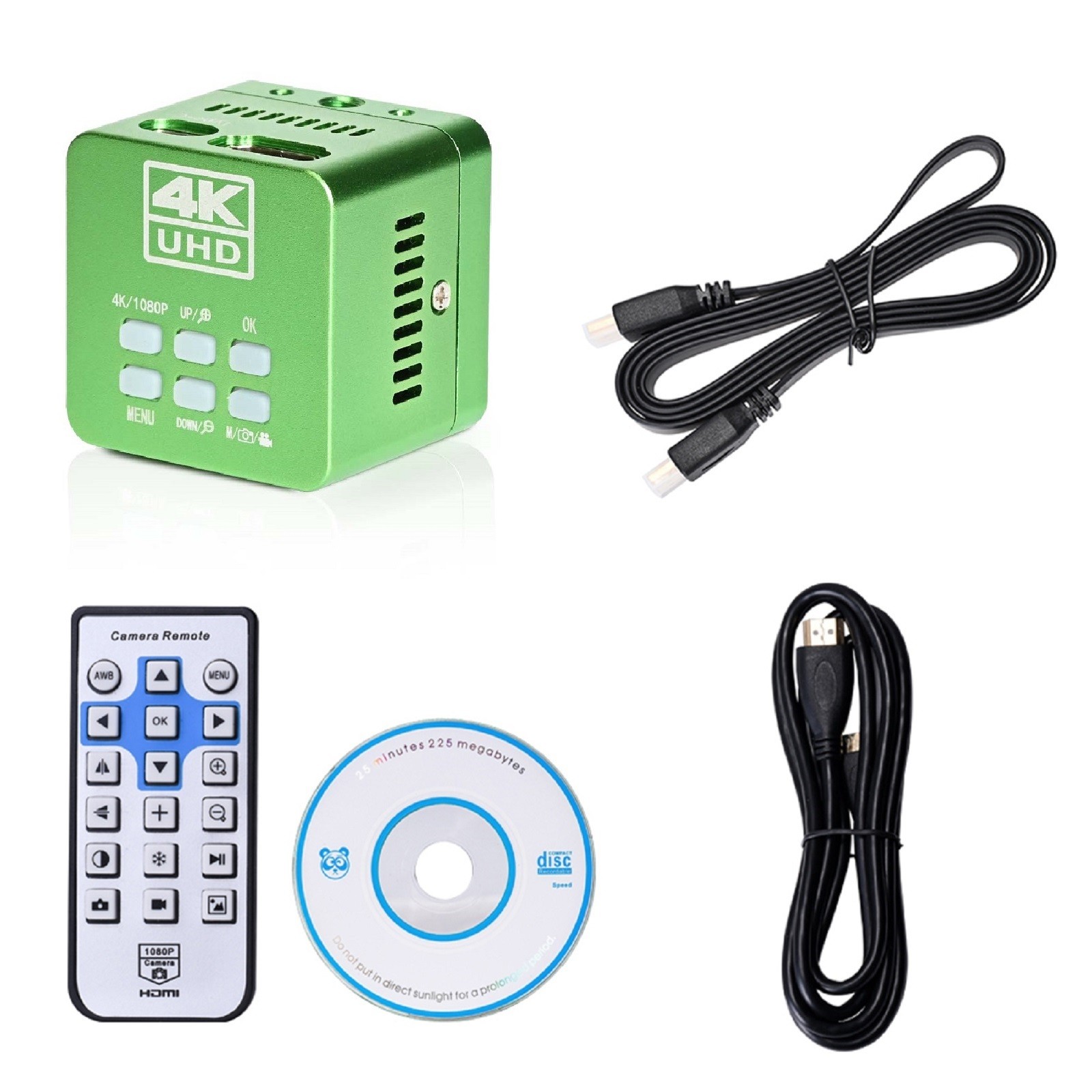 High Resolution Ultra HD 4K USB Digital Microscope Camera Lab Video Recorder