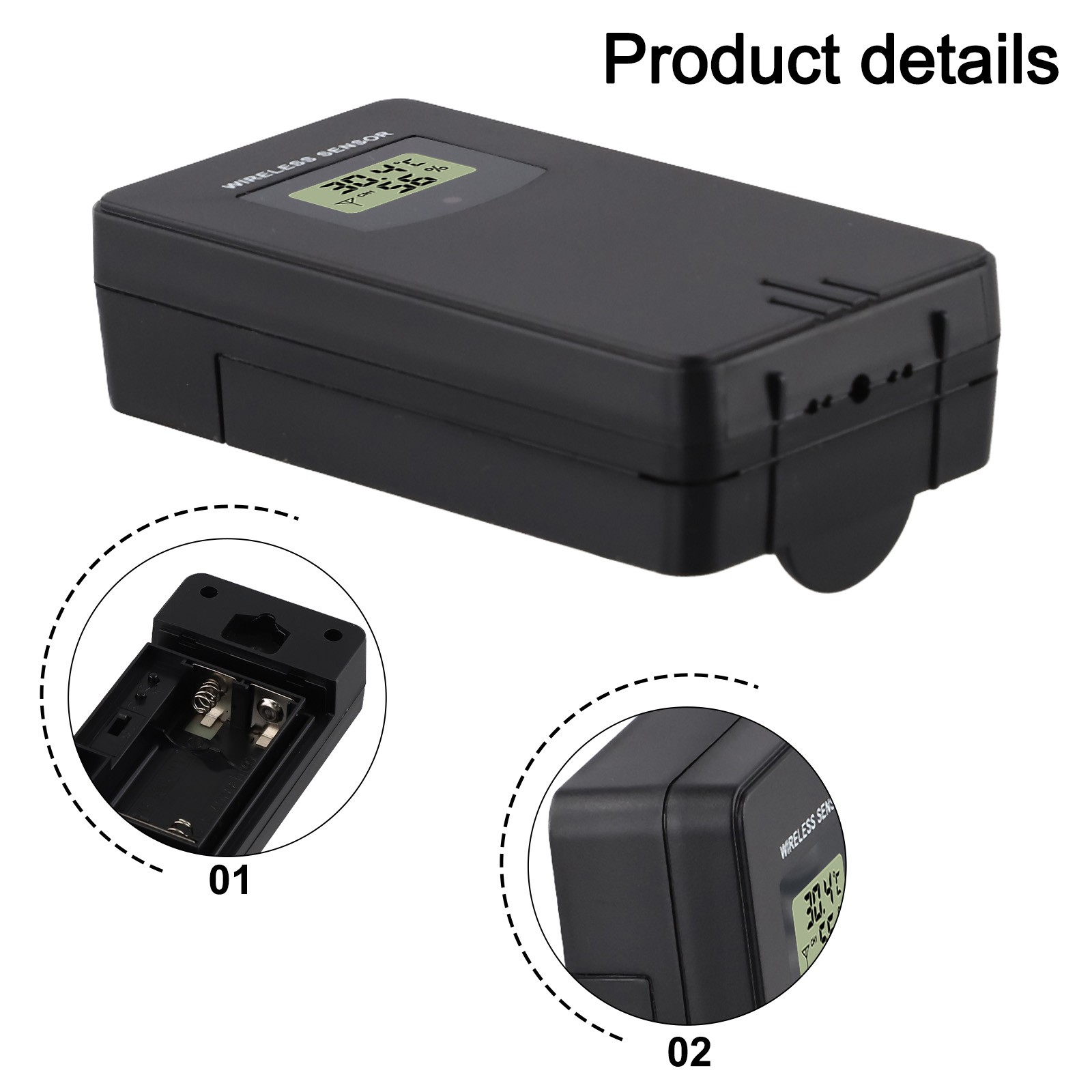 Wireless Sensor Weather Station For Temperature & Humidity Measurement