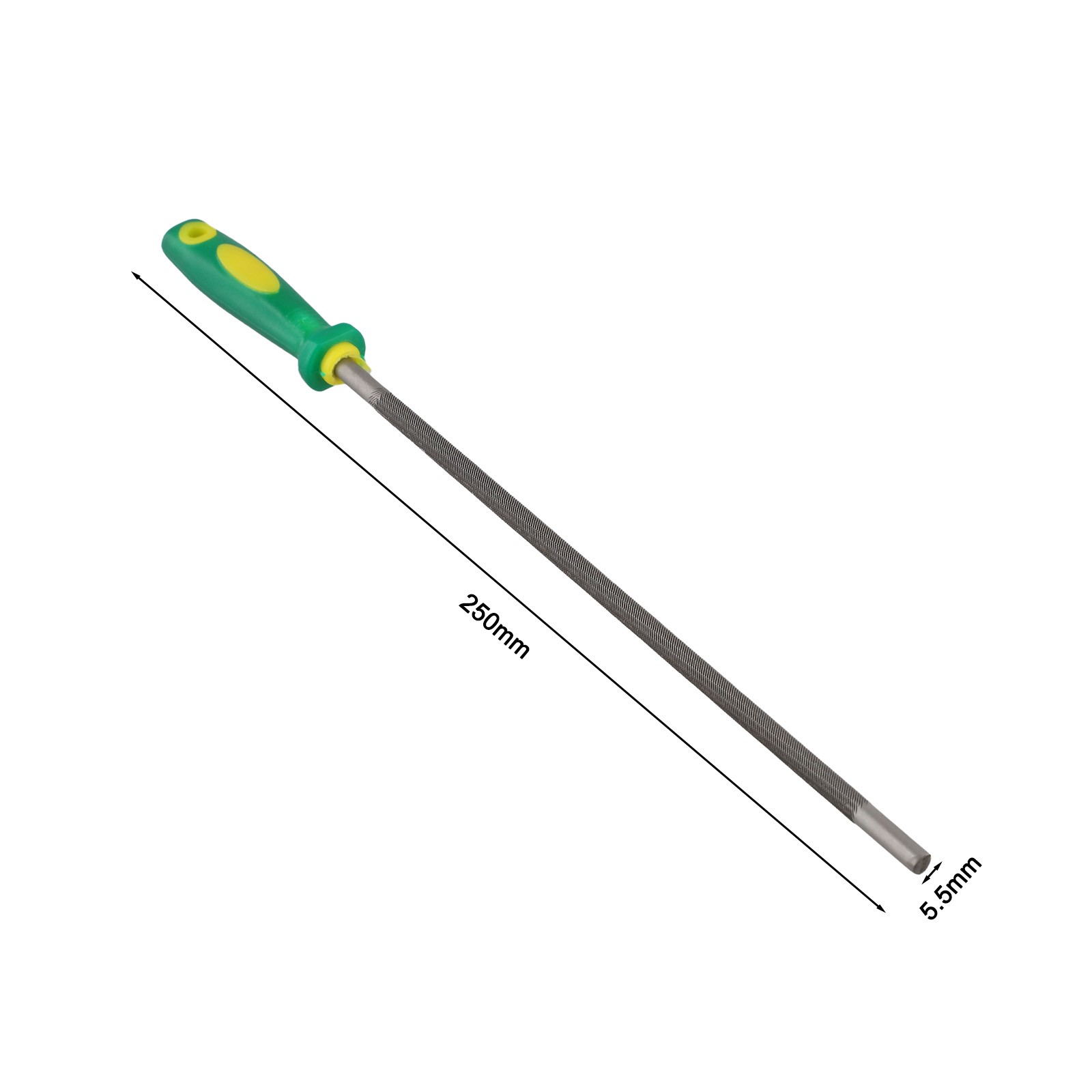 Aiguiseur Tronçonneuse Rond Portable Lime soldes Tronçonneuse Acier Diamètre 4,8mm L