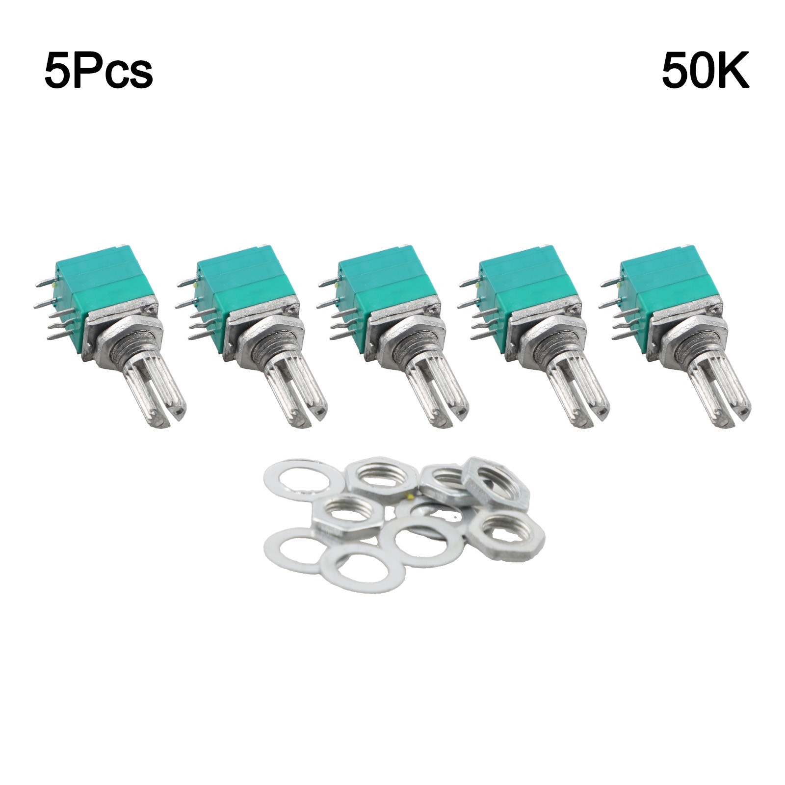 Single Linear Potentiometer RV097NS 5PIN Seal B1K/5K/10K/20K/50K/100K/500K - Picture 59 of 90