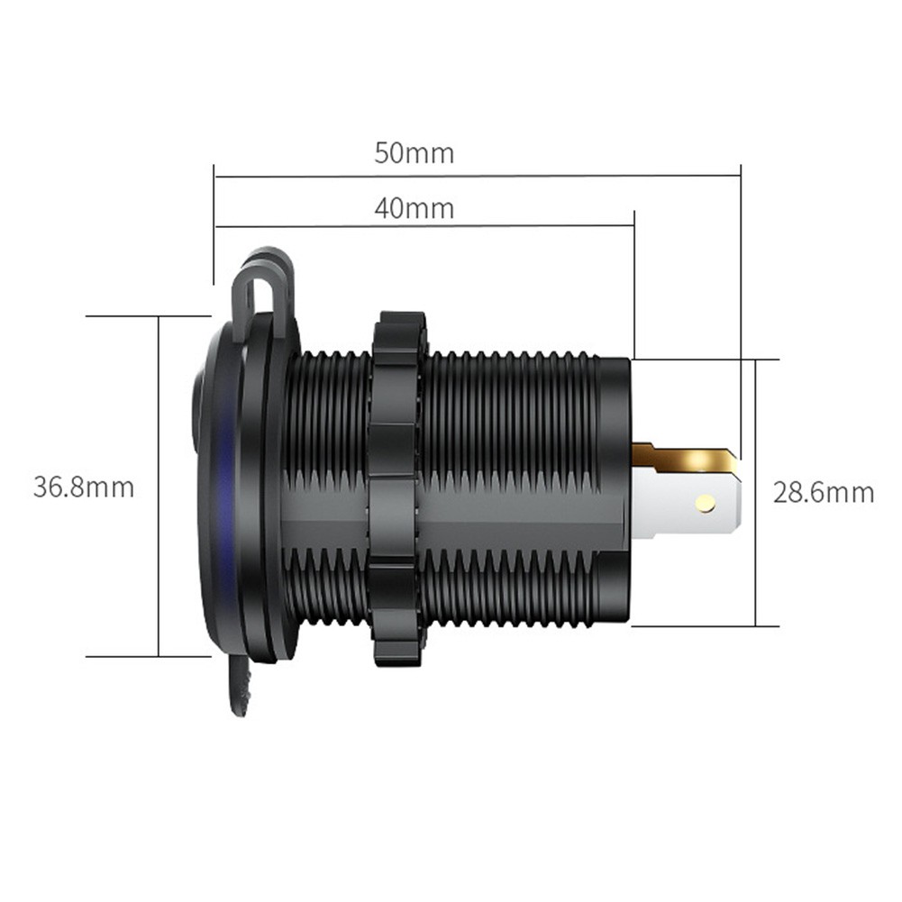 Innovative 45W Fast Charge Socket with LED Indicator for Enhanced Safety
