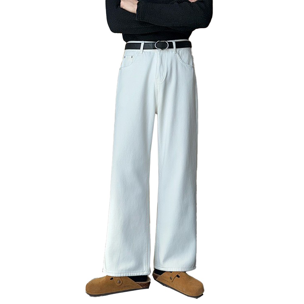 Causal Street Style Herren Jeans bequeme und stylische Hose mit weitem Bein - Bild 13 von 24