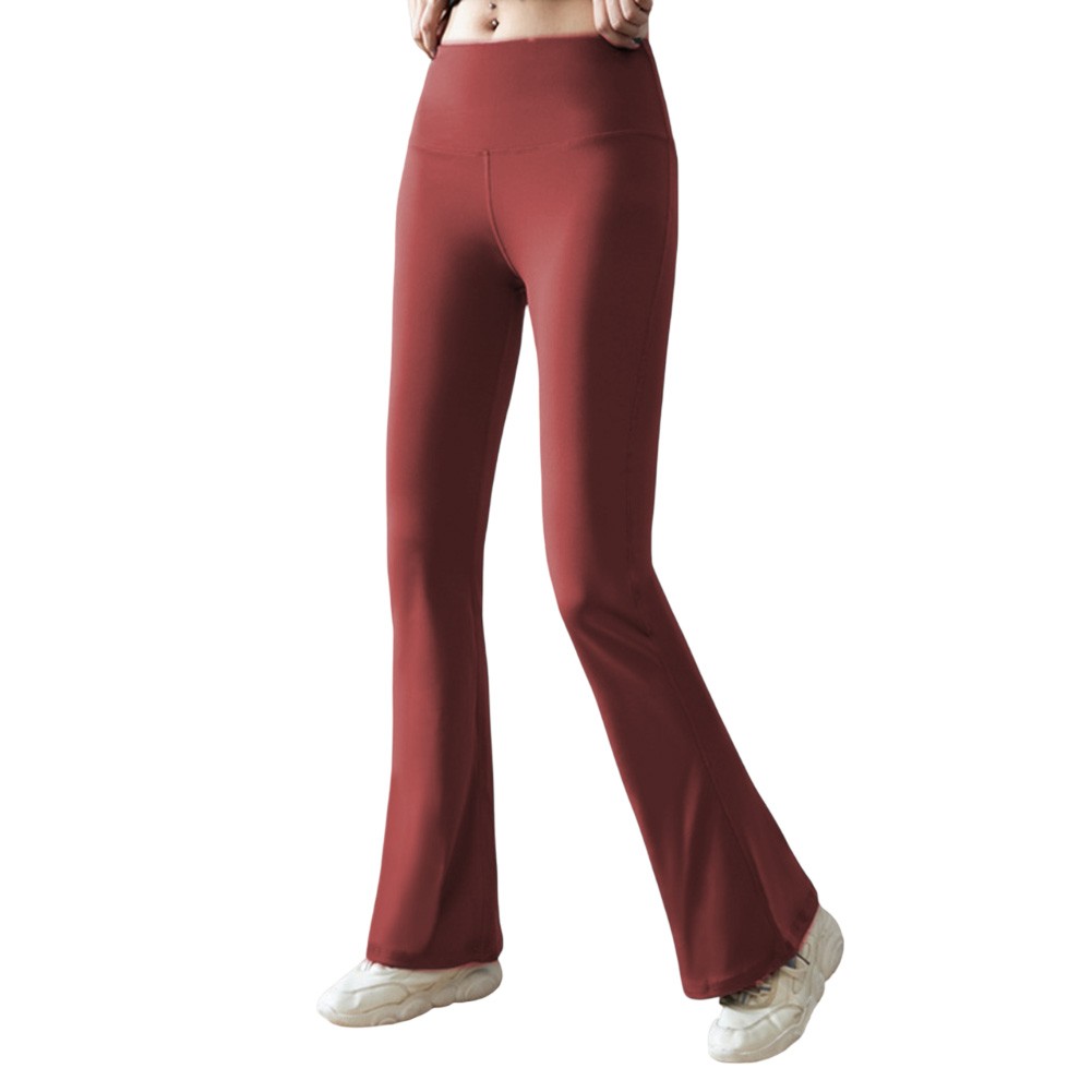 Lightweight Breathable Yoga Pants with Flared Design for Womens Fitness - Picture 14 of 20