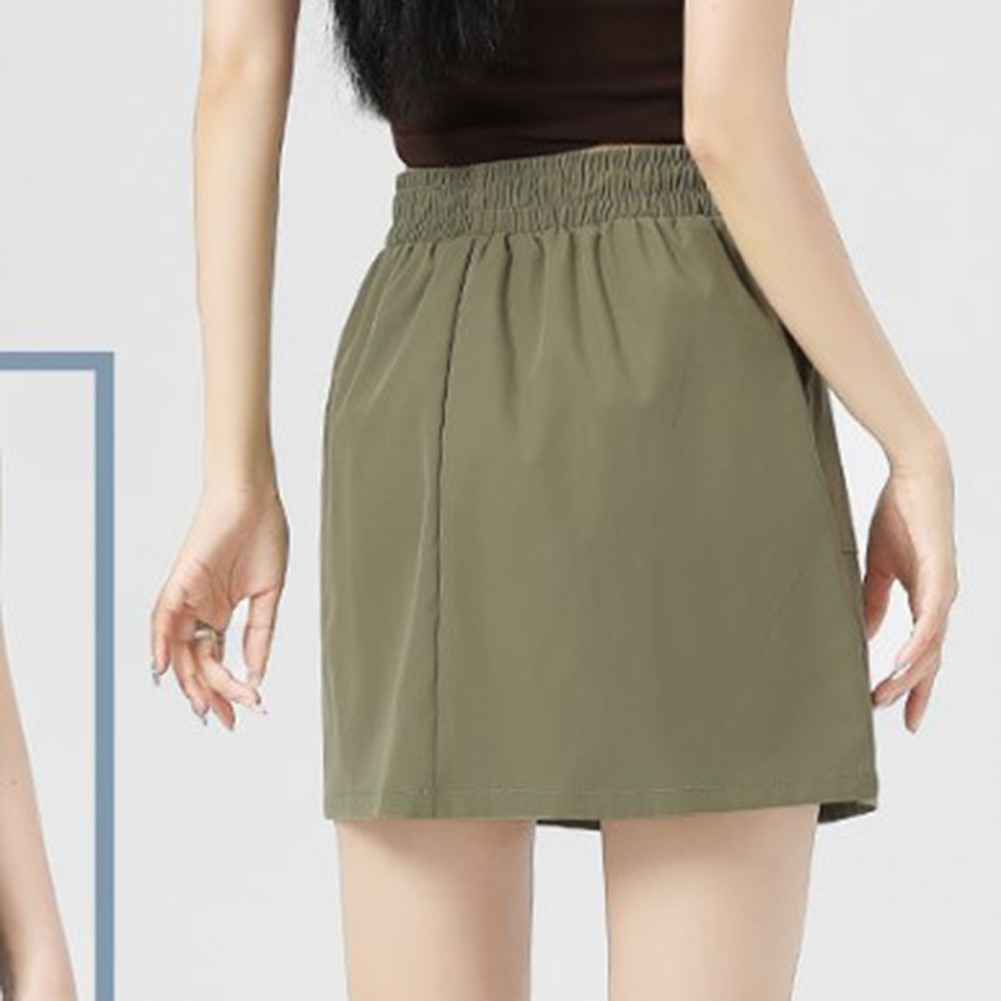 Einfarbiger High Waist Damen Arbeitskleidung Rock perfekt für Freizeit Outfits - Bild 15 von 28