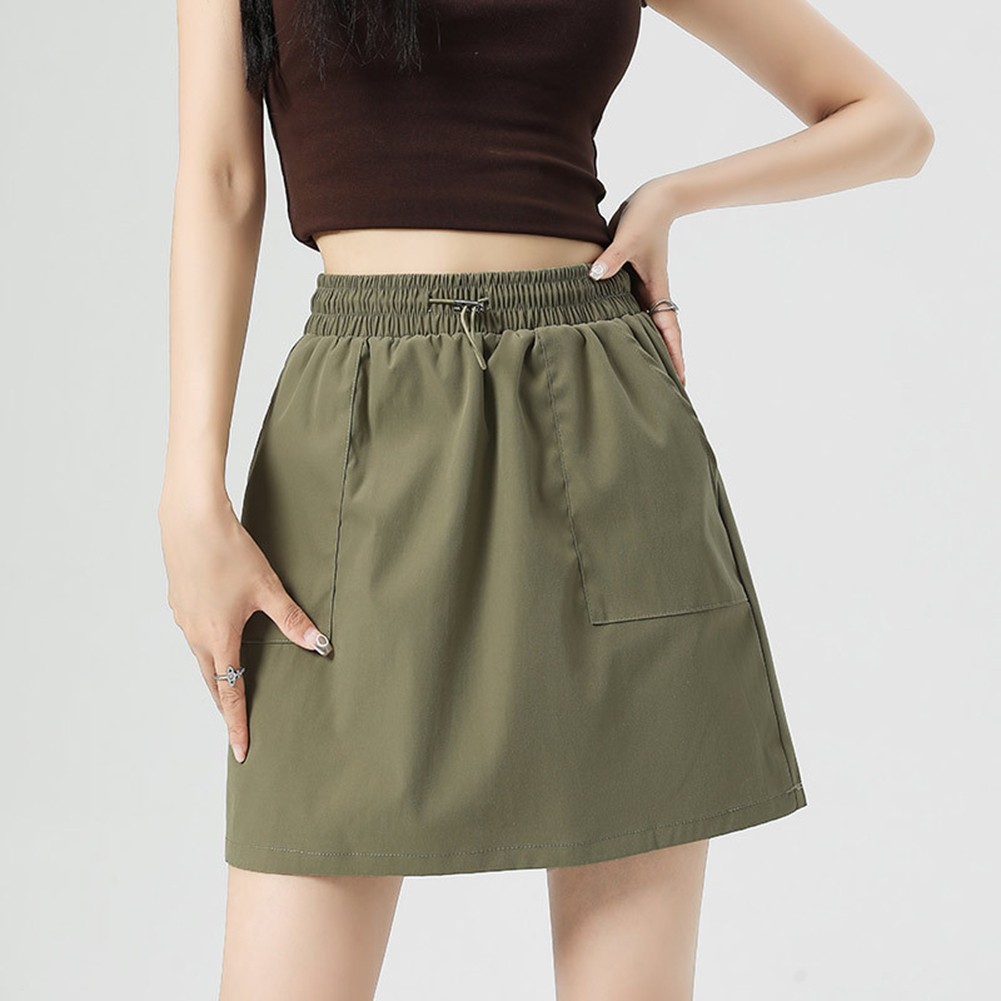 Einfarbiger High Waist Damen Arbeitskleidung Rock perfekt für Freizeit Outfits - Bild 13 von 28