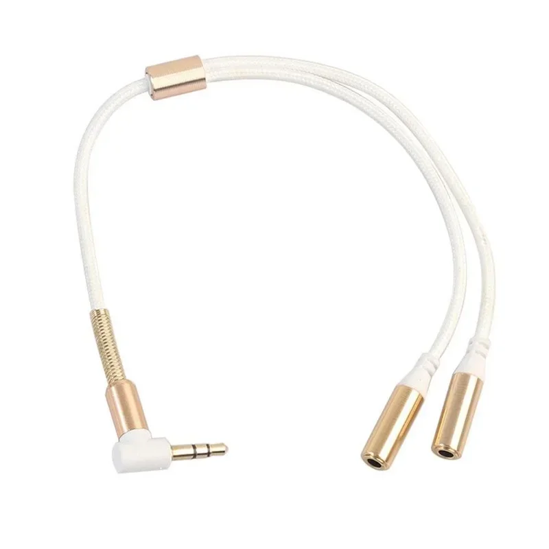 Audio Y Splitter Cable with Dual Female Connections Perfect Travel Companion
