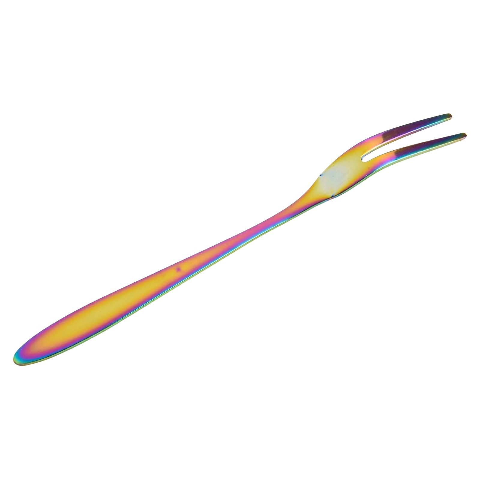 Practical Stainless Steel Fruit Forks for Convenient Snacking Set of 6 - Picture 34 of 55