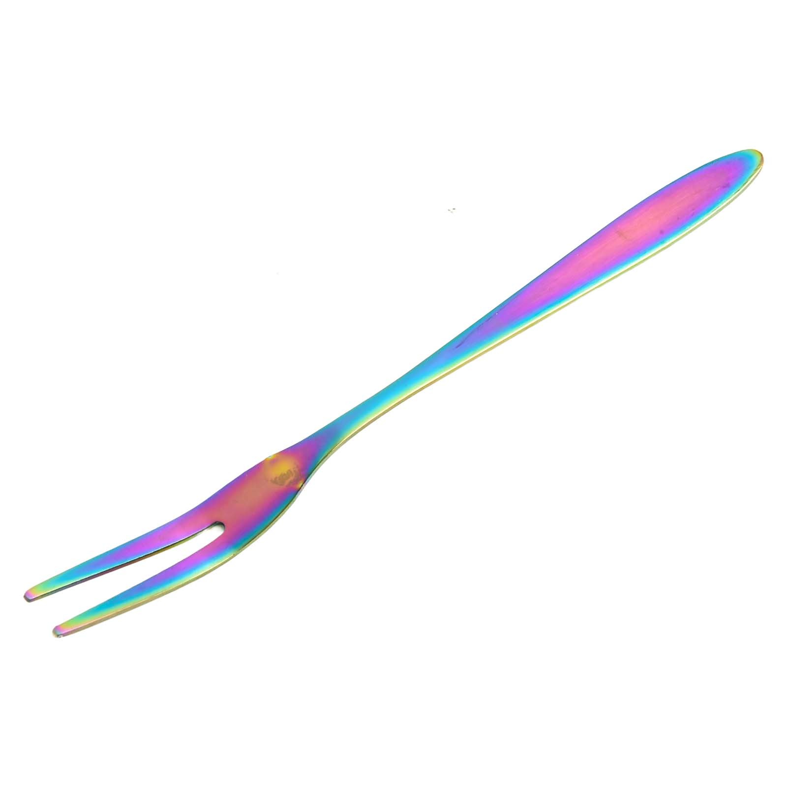 Practical Stainless Steel Fruit Forks for Convenient Snacking Set of 6 - Picture 36 of 55