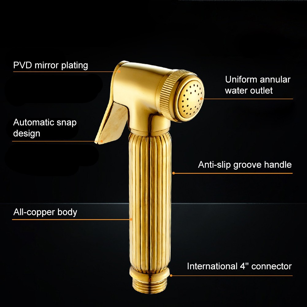 Pulv??risateur bidet ?? main finition dor??e avec fonction autonettoyant pour sa 2024