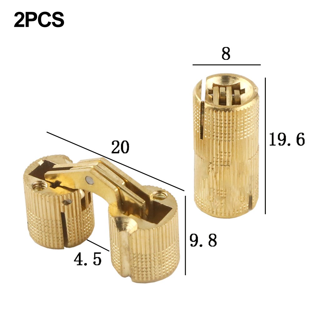 Cylindrical Conceal Hinges with Adjustable Screws for Easy Installation