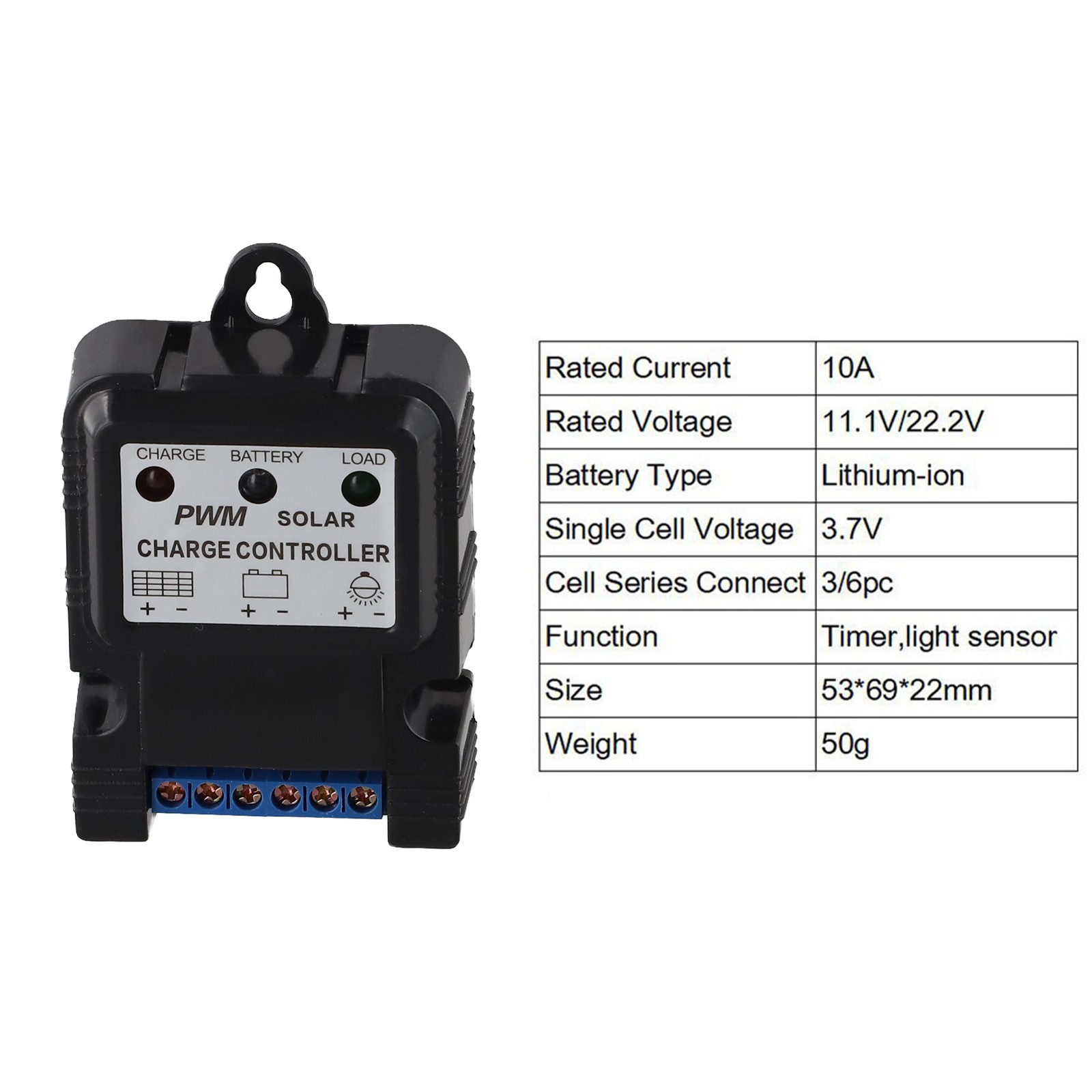 Solar Charge Controller 10A Efficient Charging Process User Friendly Design