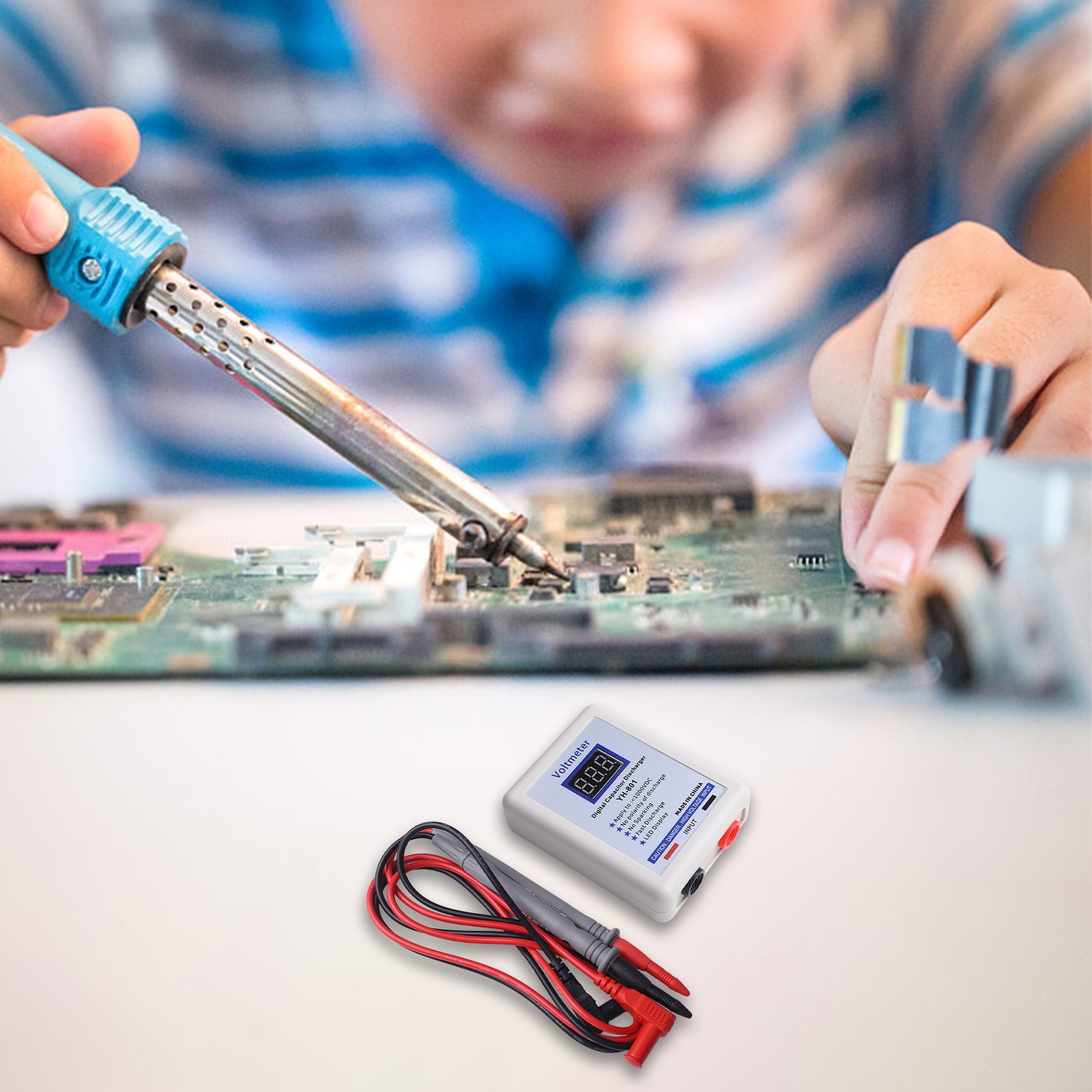 Smart Design 800V Kondensator Schnellentladegerät für Technik Profis - Bild 30 von 36