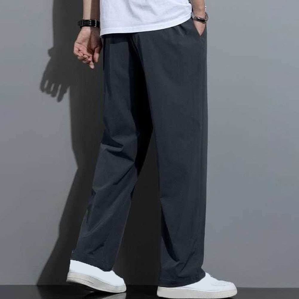 Ice Silk Quick Drying Mens Pants for Daily Wear Loose Fit and Comfortable - Picture 15 of 32