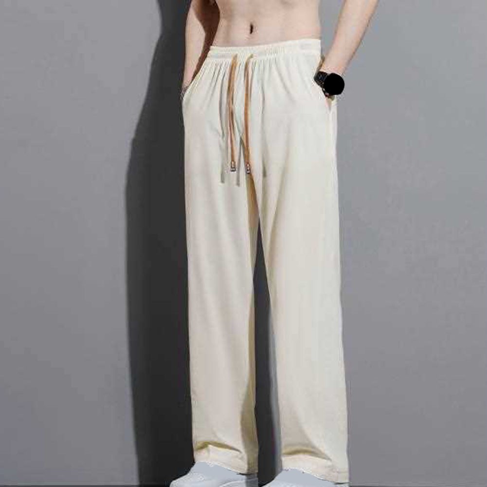 Ice Silk Quick Drying Mens Pants for Daily Wear Loose Fit and Comfortable - Picture 21 of 28