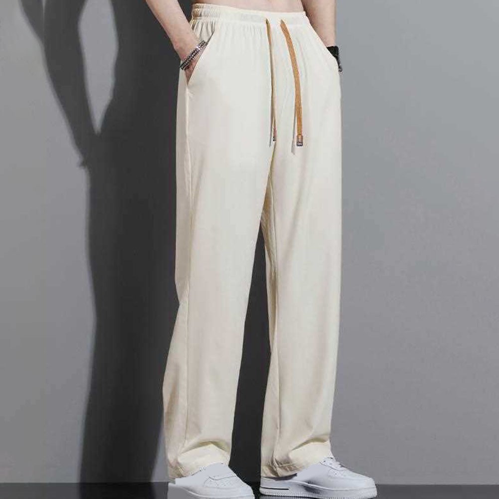 Ice Silk Quick Drying Mens Pants for Daily Wear Loose Fit and Comfortable - Picture 24 of 28