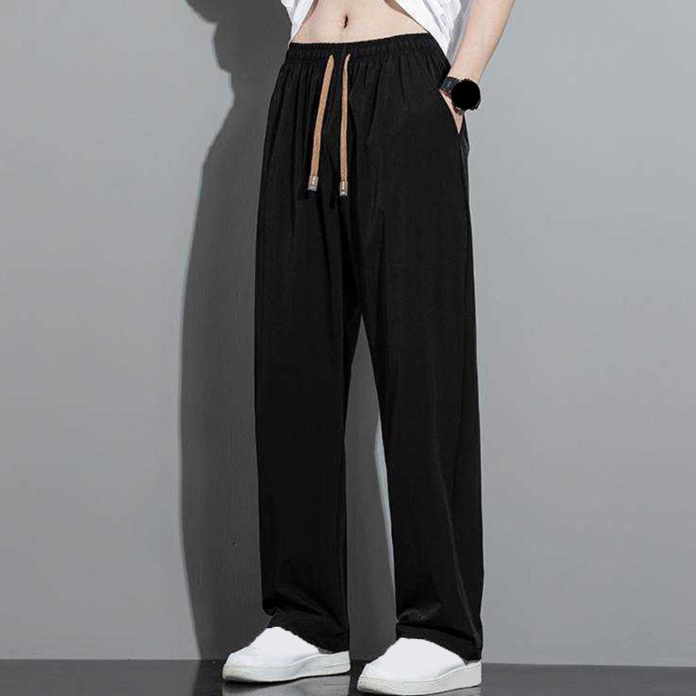 Ice Silk Quick Drying Mens Pants for Daily Wear Loose Fit and Comfortable - Picture 14 of 28