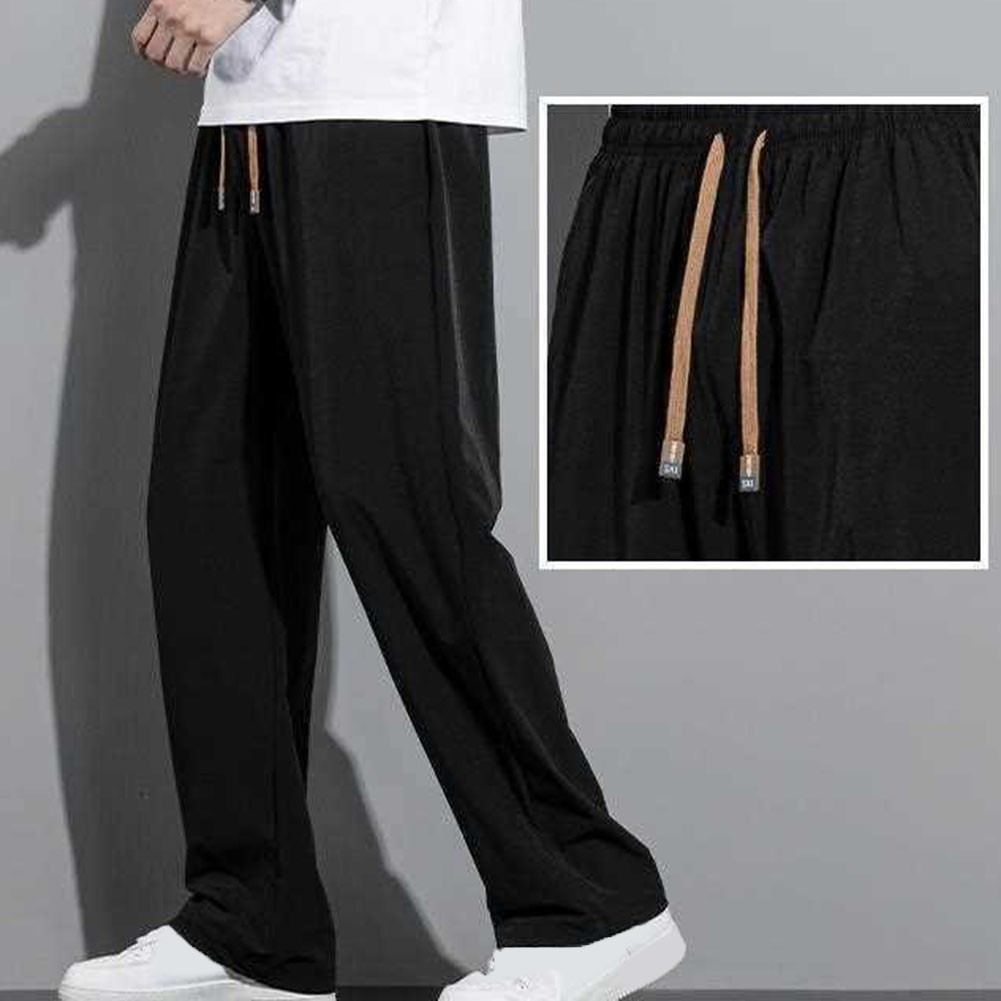 Ice Silk Quick Drying Mens Pants for Daily Wear Loose Fit and Comfortable - Picture 15 of 28