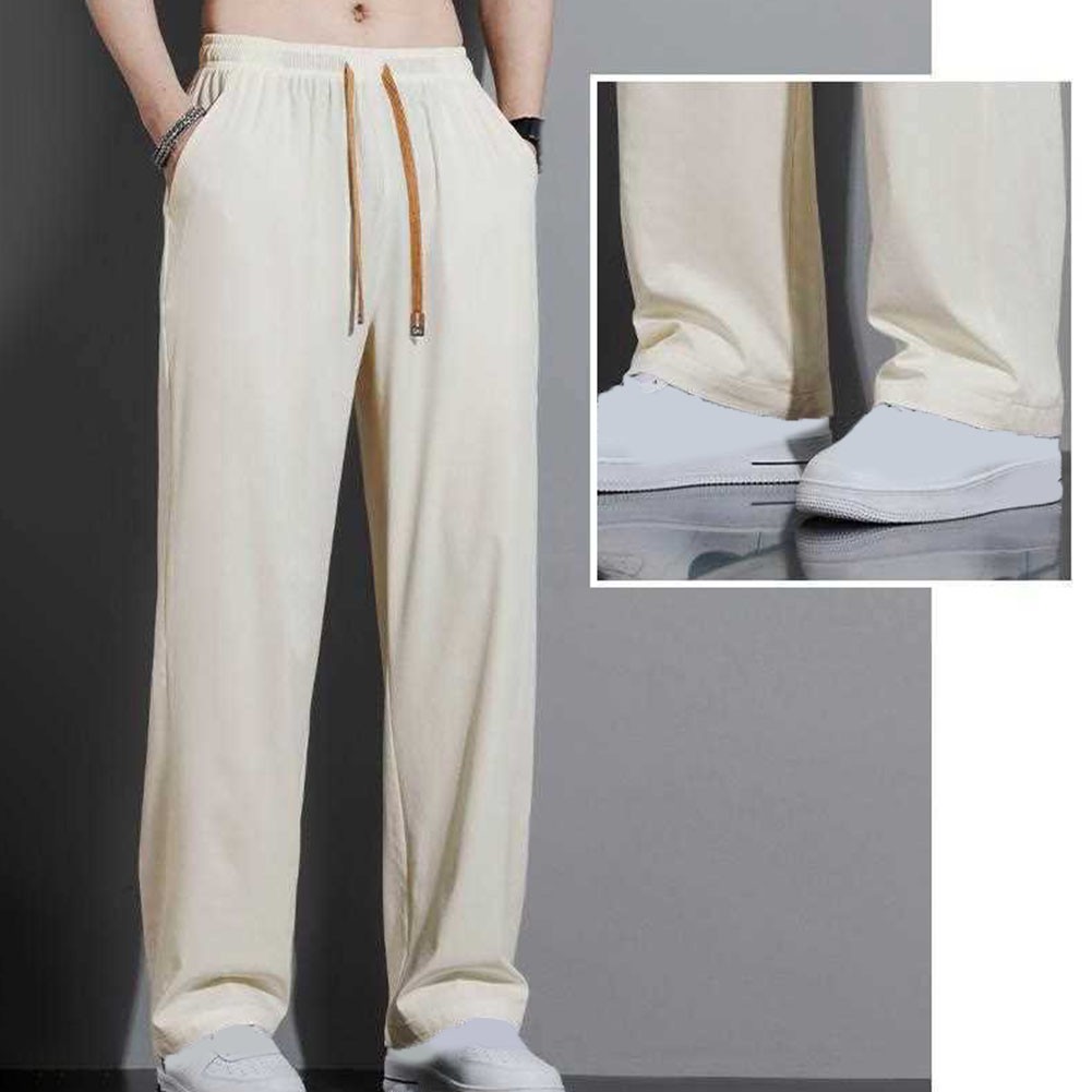 Ice Silk Quick Drying Mens Pants for Daily Wear Loose Fit and Comfortable - Picture 23 of 28