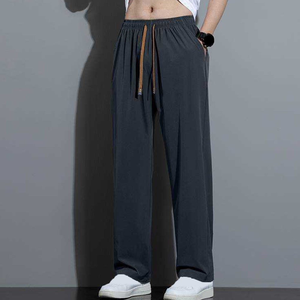 Ice Silk Quick Drying Mens Pants for Daily Wear Loose Fit and Comfortable - Picture 13 of 32