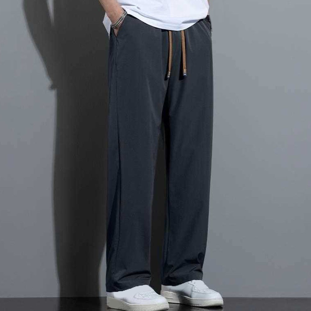 Ice Silk Quick Drying Mens Pants for Daily Wear Loose Fit and Comfortable - Picture 16 of 32
