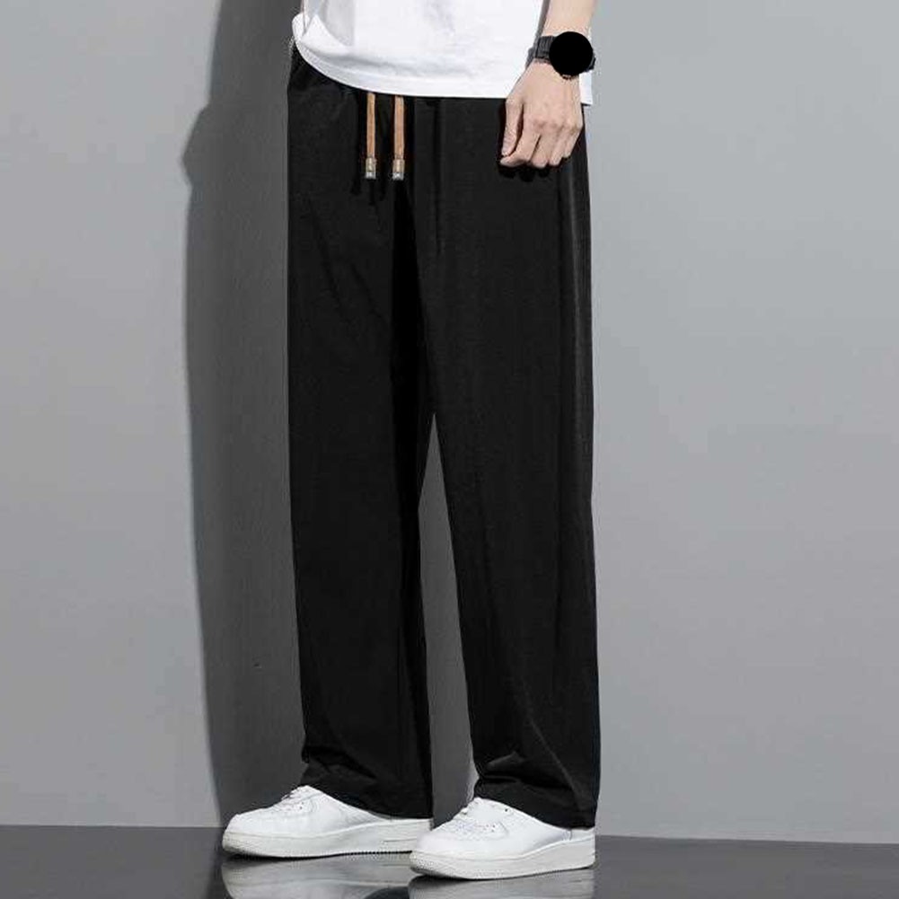 Ice Silk Quick Drying Mens Pants for Daily Wear Loose Fit and Comfortable - Picture 17 of 28