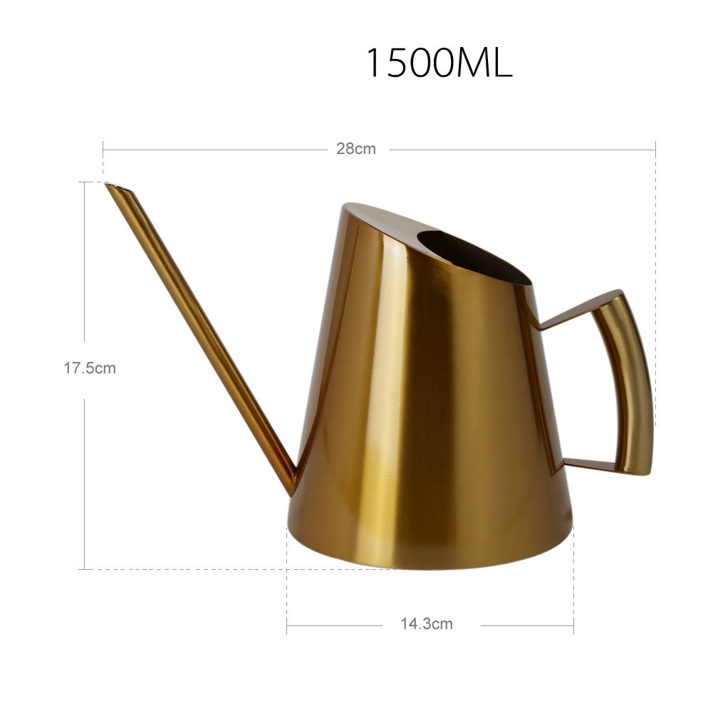 Long Spout Watering Can Crafted from Stainless Steel for Gardening Enthusiasts - Photo 48/57