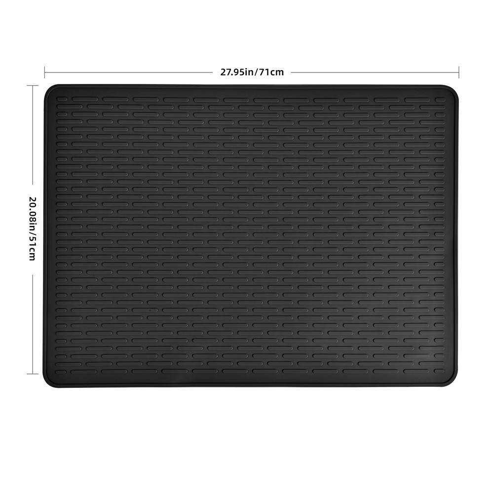 Stilvolles und praktisches schwarz graues Silikon-Elektroherdschutzpad-Design - Bild 20 von 22