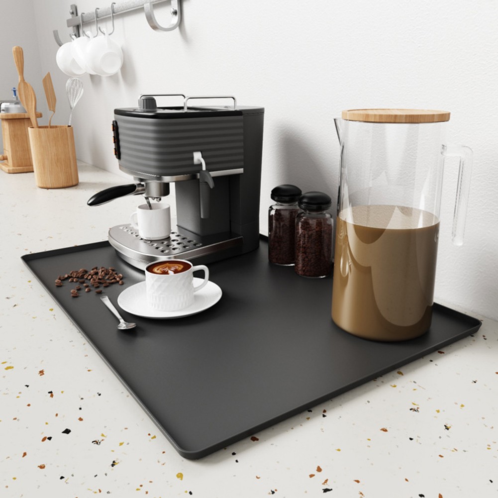 Kaffeemaschinenmatte Silikon Matte Unter Kaffeemaschine Mit Lippe Automatisch
