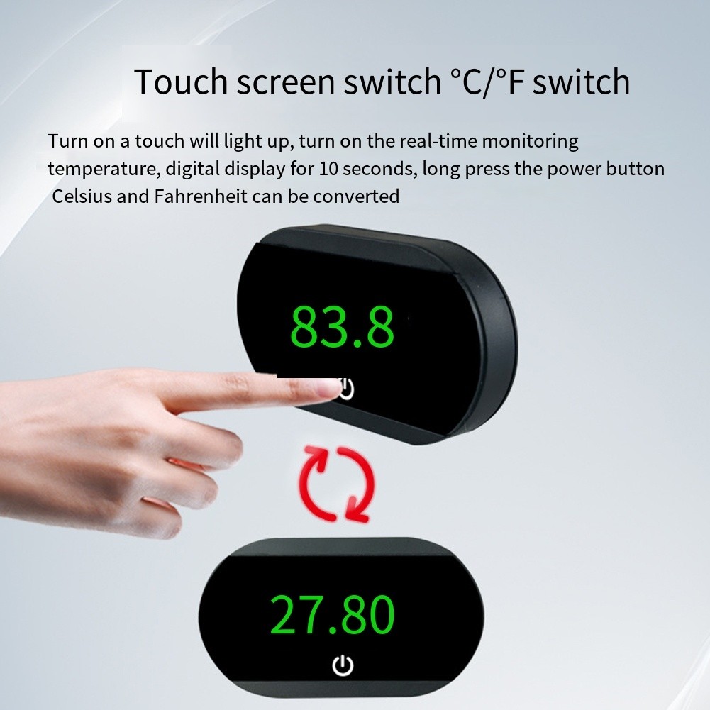 Aquarium Digital Monitor Effektives Funk Thermometer für Wassertemperatur - Bild 18 von 25
