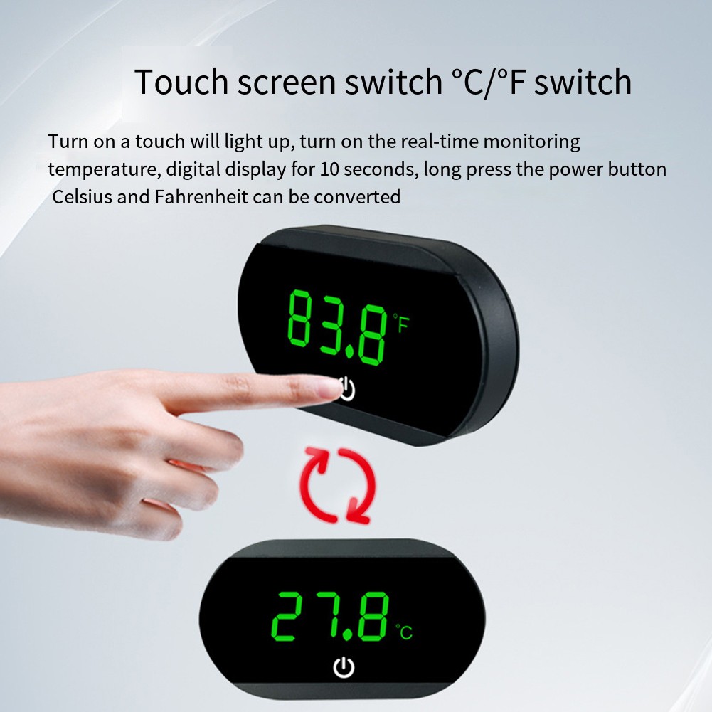 Aquarium Digital Monitor Effektives Funk Thermometer für Wassertemperatur - Bild 17 von 25
