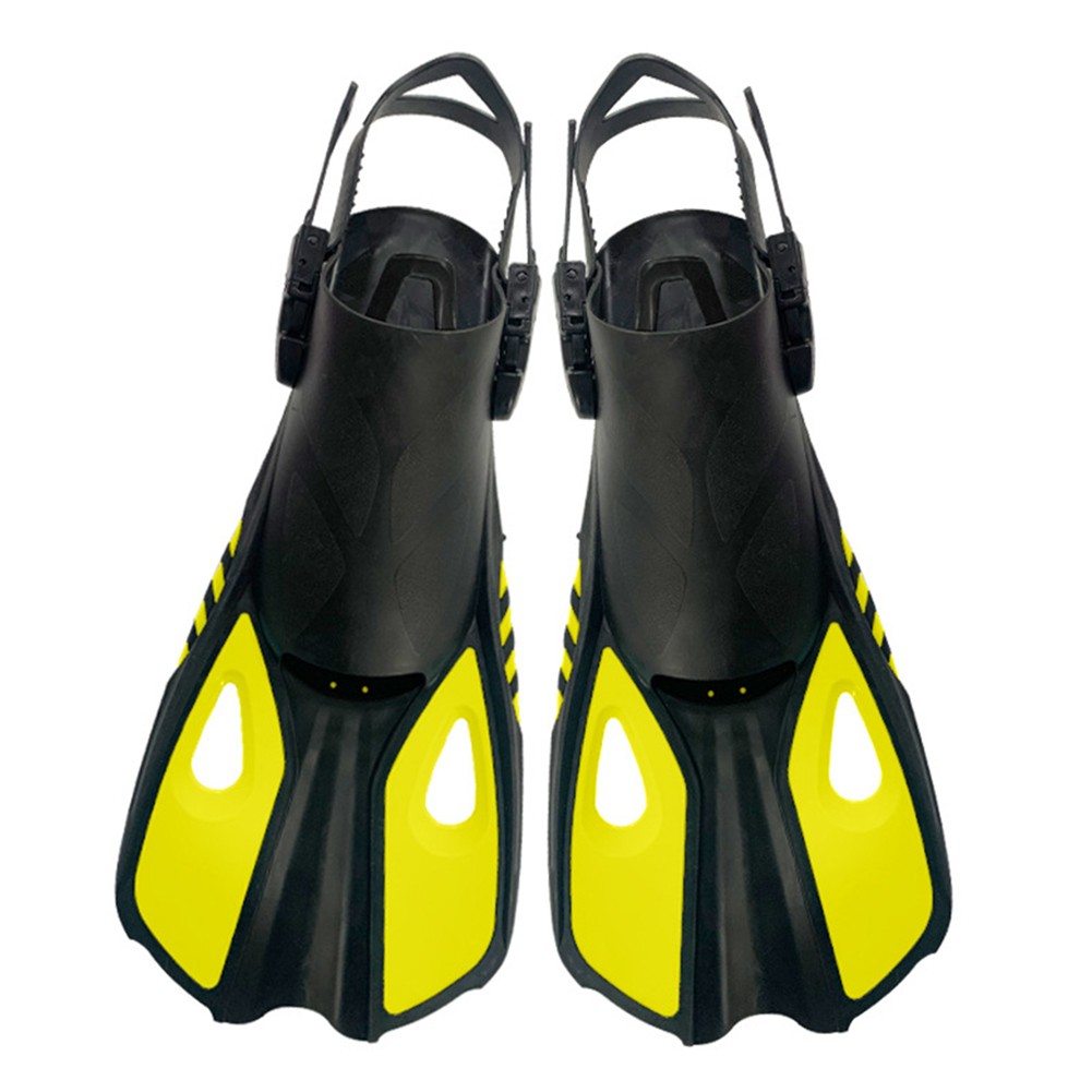 Long Distance Swimming Fins Featuring Adjustable Design for Secure Fit