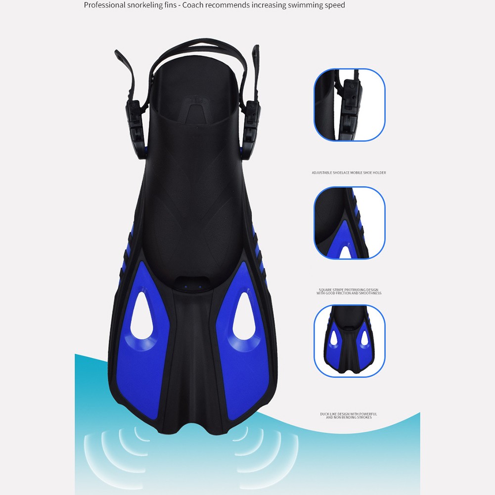Complete Underwater Adventure Set Adjustable Mask with Safe Snorkel and Fins - Picture 15 of 65