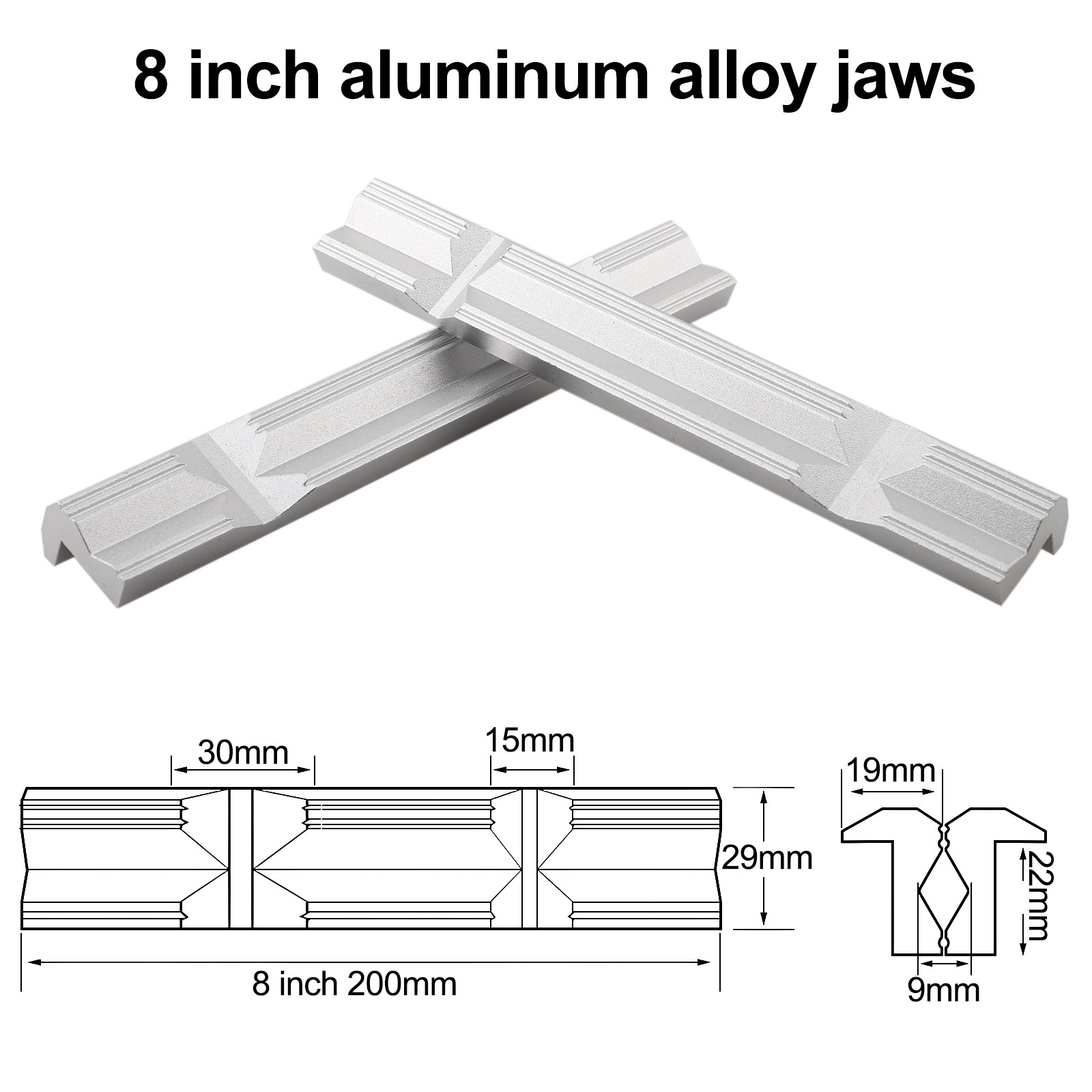 Efficient Aluminum V Clip for CNC Milling Steel Vise 4 Inch and 8 Inch - Picture 50 of 54